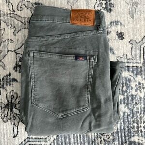 Faherty Men's Grey Jeans